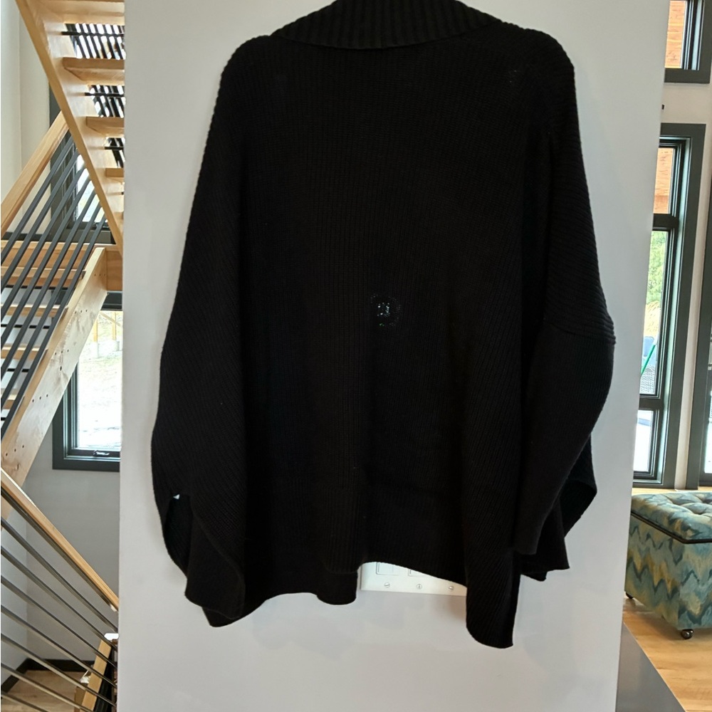 Athleta Women’s Batwing Black Cardigan Sweater